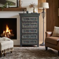 komoda niebieska pion