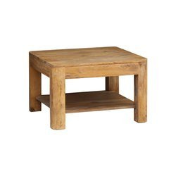 Drewniany stolik kawowy z zaokrąglonymi narożnikami BA-08-TP