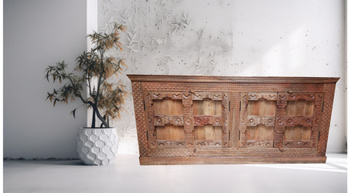 komoda indyjska z drewna mango – idealna do salonu, jadalni i sypialni.