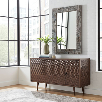 Komoda kolonialna z drewna mango .LUS-153