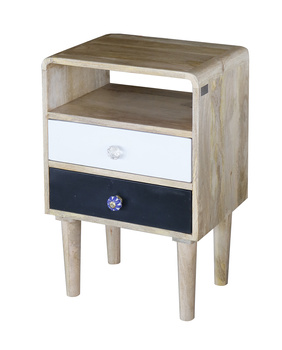 Skandynawska szafka nocna z szufladami OSLO-SC05B