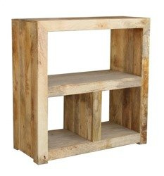 Kwadratowy regał z drewna Mango ML-24-MN