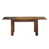 Kolonialny stół drewniany z dostawkami MOD-TABLE-120E-50P