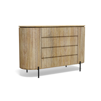 Komoda drewniana z szufladami HS-04-MN