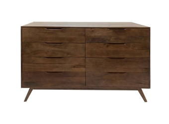 Duża komoda, bieliźniarka z szufladami z drewna mango w kolorze orzech włoski ST-22-MWL