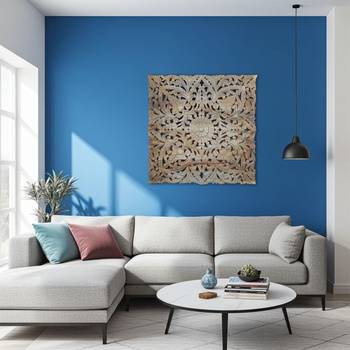 Panel dekoracyjny   z drewna mango 100 x 100