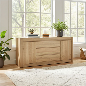 Nowoczesna komoda drewniana z szufladami ML-02-MN