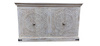 Komoda rzeźbiona bielona WCDS-4-140-MN z drewna mango