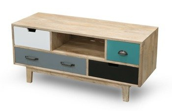 Szafka RTV drewniana w skandynawskim stylu