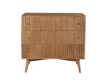 Dwudrzwiowa komoda z efektem lameli ANK-7