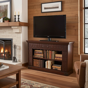 Konsola, Regał, biblioteczka rzeźbiona