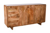 Bieliźniarka ED-01-MWL z litego drewna mango w kolorze orzech włoski