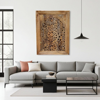 Panel dekoracyjny   z drewna Mango  107cm x 76 cm