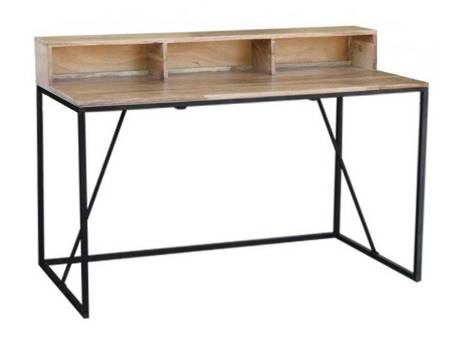 Drewniane biurko w stylu loftowym LV-1442-ANL
