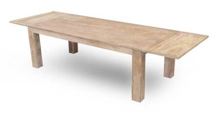 Rozkładany stół z naturalnego drewna 320/240x100x76 VR-UN73-MN