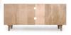 Drewniana szafka RTV w jodełkę PQ-PR01-MN